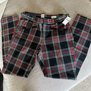 GAP Plaid Skinny Pants